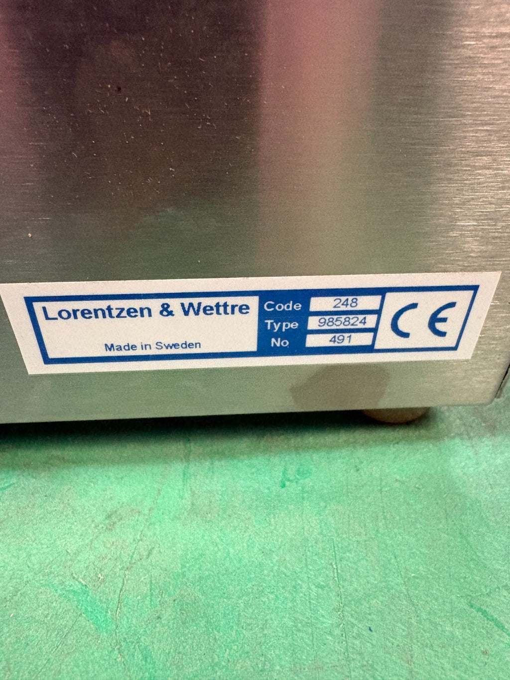 ABB L&W CRUSH TESTER LORENTZEN & WETTRE #9858