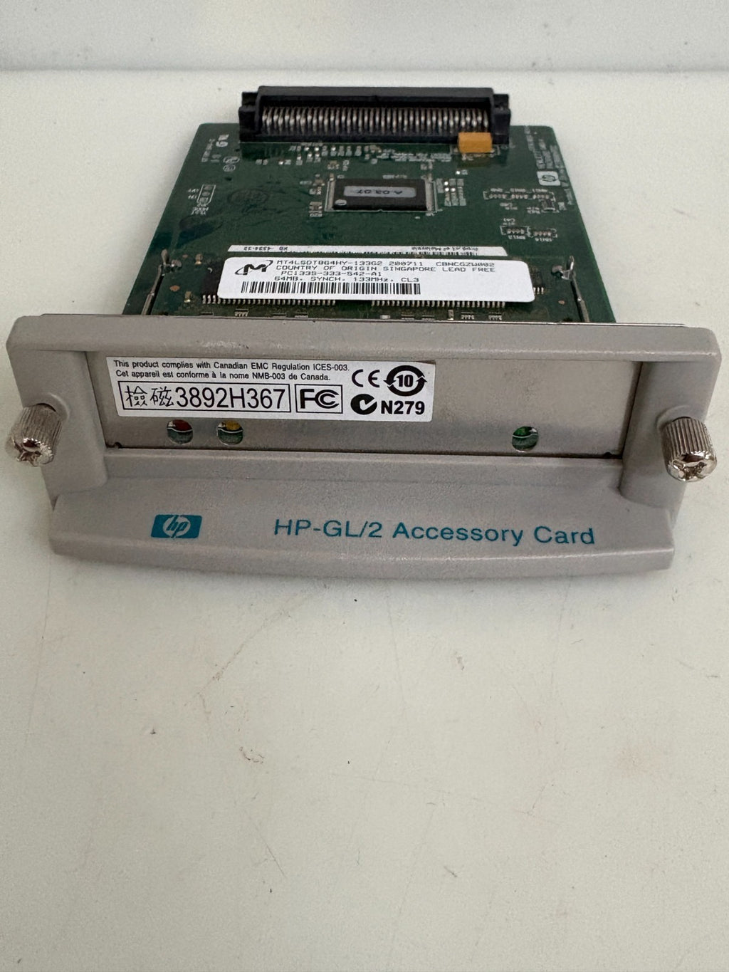 HEWLETT PACKARD HP HP-GL/2 ACCESSORY CARD FOR DESIGNJET 500 PLOTTER