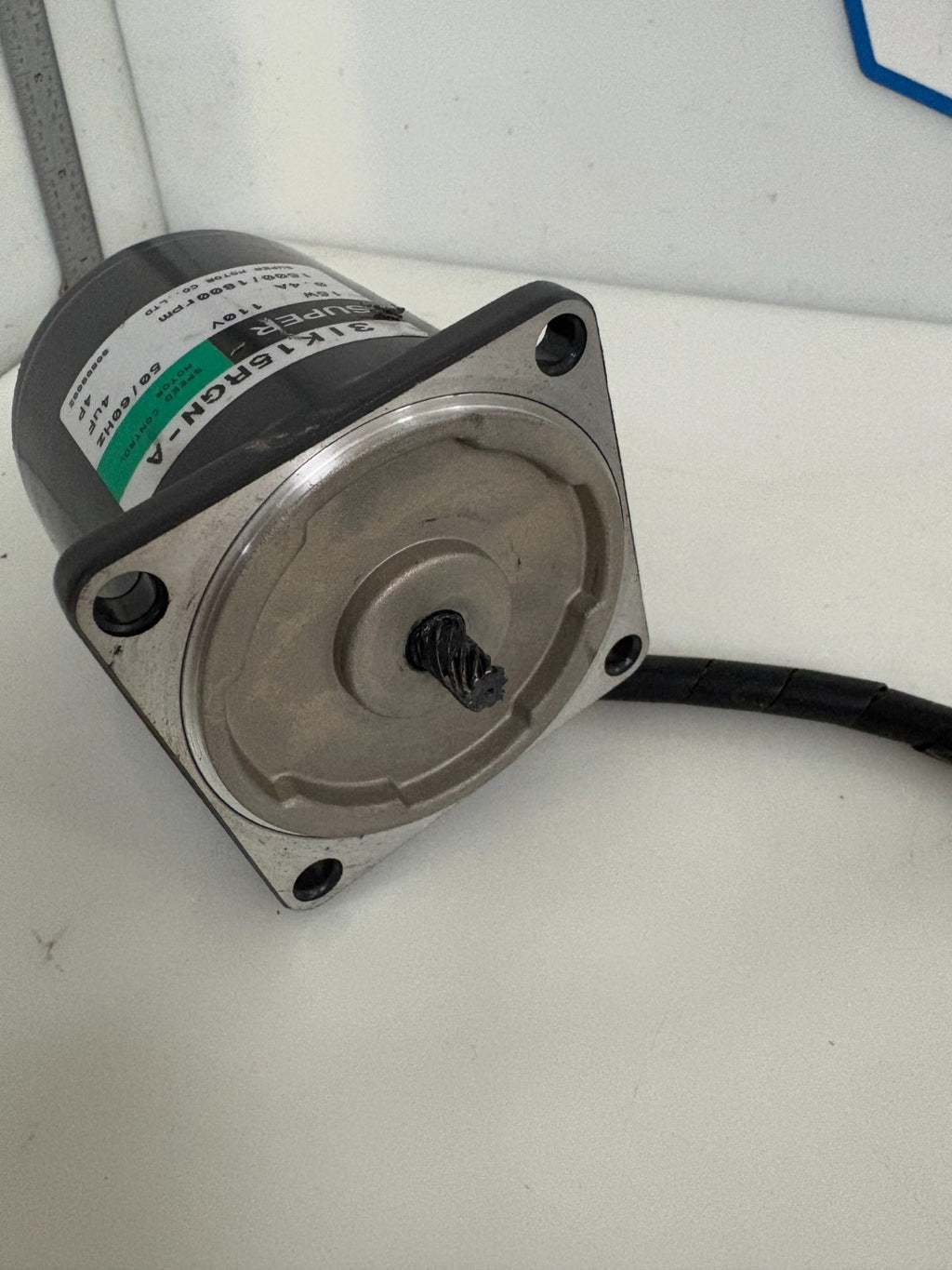 SUPER MOTOR SPEED CONTROL MOTOR 3IK15RGN-A W/GEAR HEAD 3GN18K