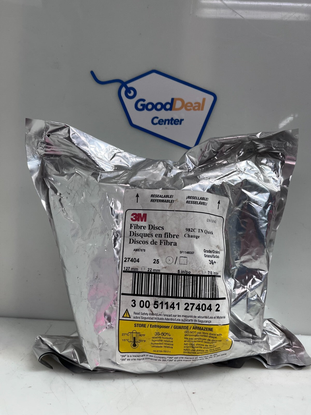 3M 982CTN Quick Change Fibre Discs  (Pack of 25)