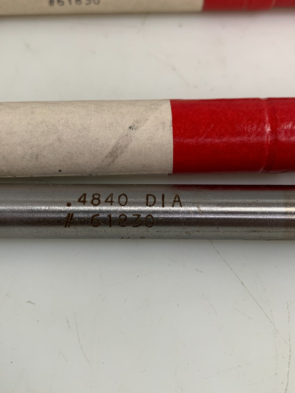 LOT OF 3 CLEVELAND REAMER STRAIGHT FLUTE .4840DIA #61830
