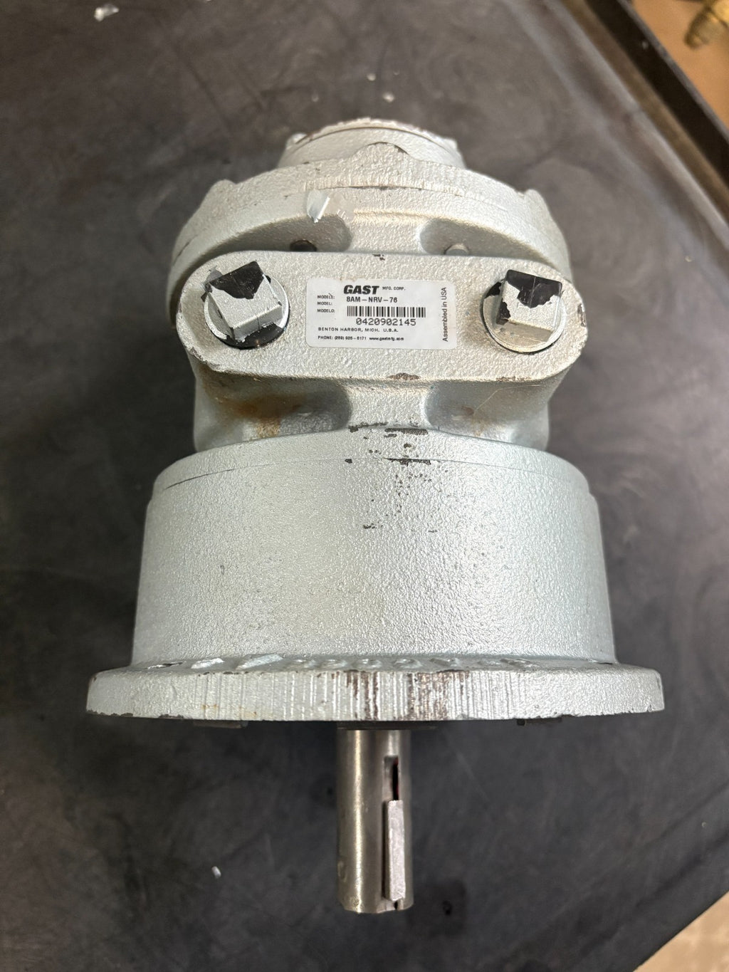 GAST PNEUMATIC MOTOR 8AM-NRV-76