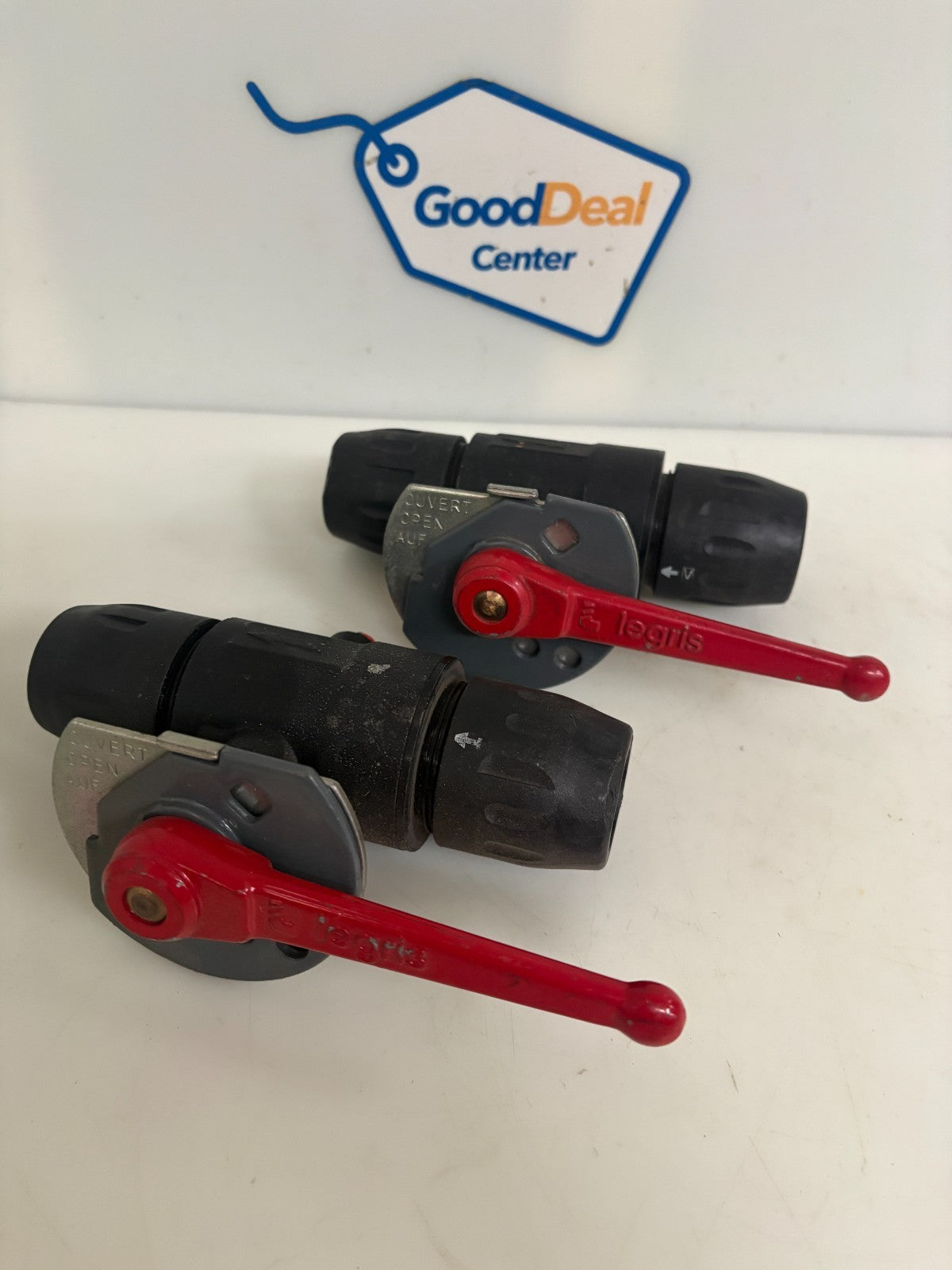 LOT OF 2 PARKER TRANSAIR LEGRIS 1" VENTED BALL VALVE