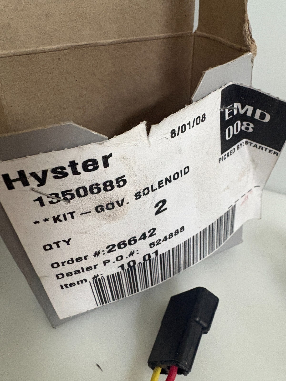 HYSTER SOLENOID VALVE KIT 13506853