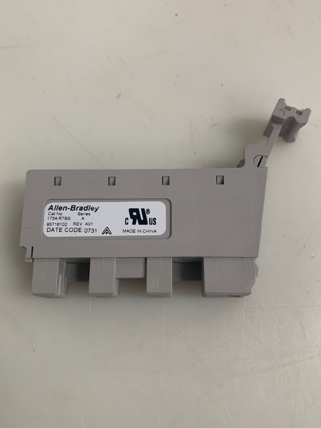 LOT OF 3 ALLEN BRADLEY INPUT MODULE 1734-MB A W/ 1734 RTBS TERMINAL BASE (USED)