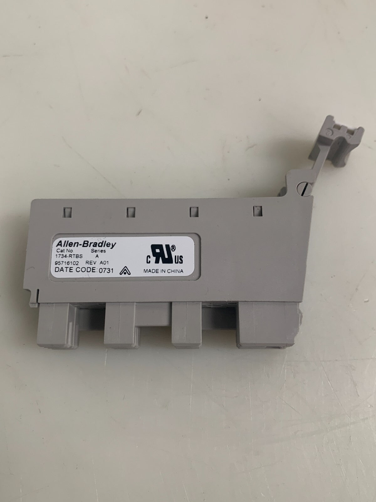 LOT OF 3 ALLEN BRADLEY INPUT MODULE 1734-MB A W/ 1734 RTBS TERMINAL BASE (USED)