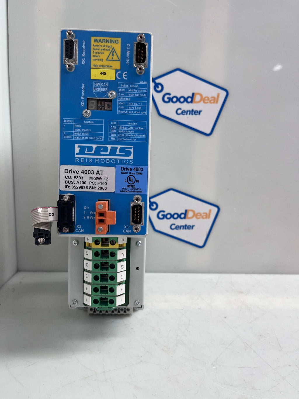 REIS ROBOTICS 3529636 Servo Drive 4003 AT