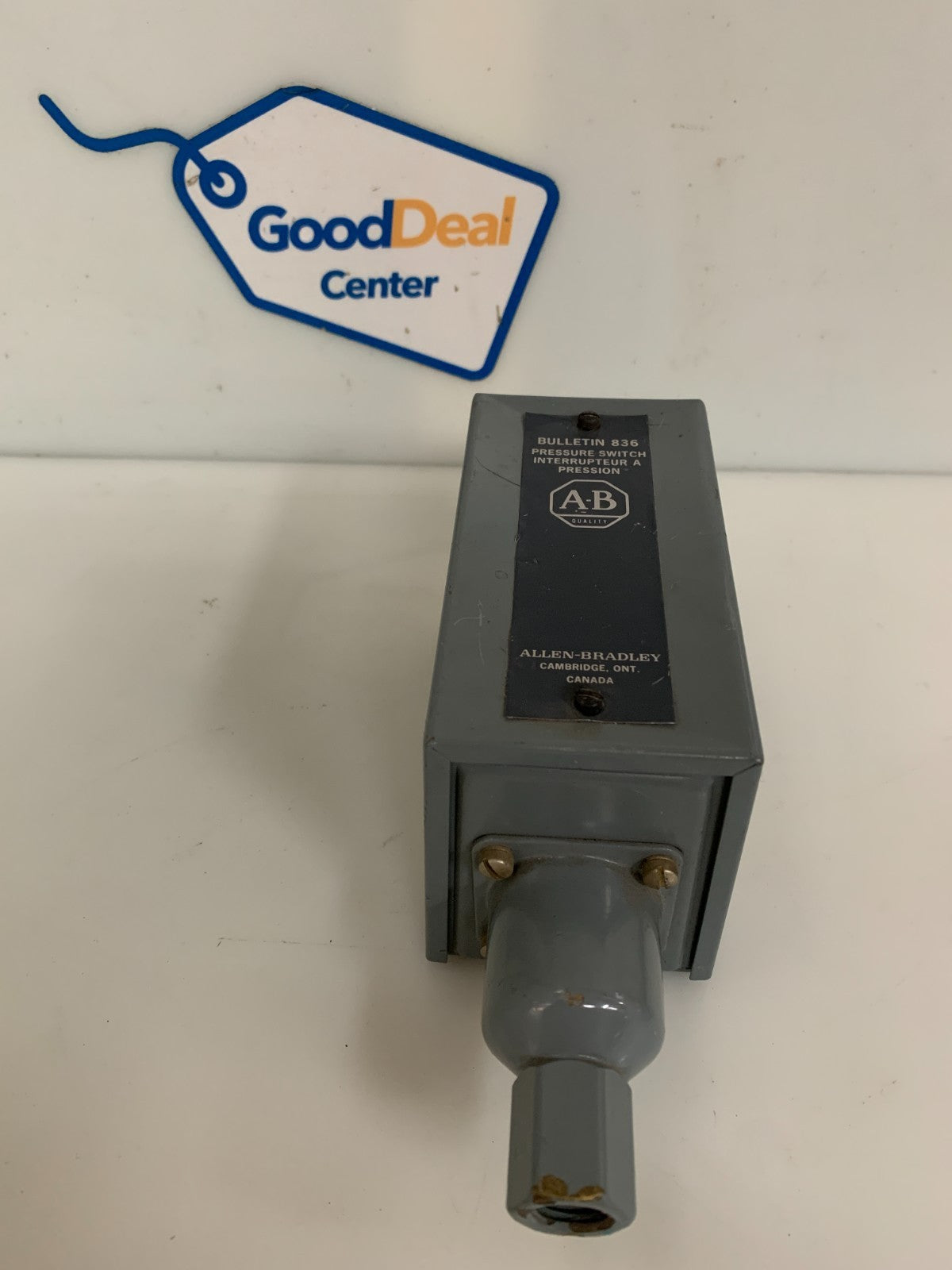 ALLEN BRADLEY PRESSURE CONTROL 836-C7A0