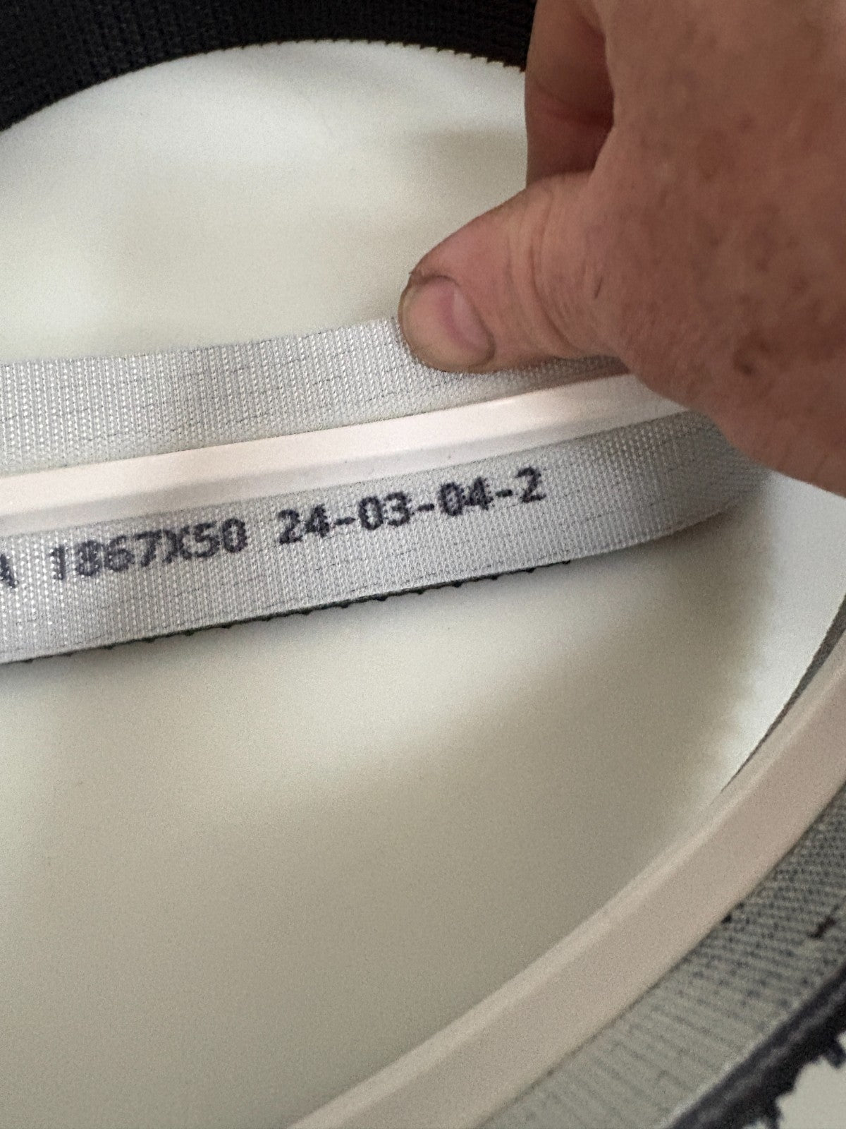 LOT OF 2 YONGLI CONVEYOR BELT P22-36/3A 1867X503