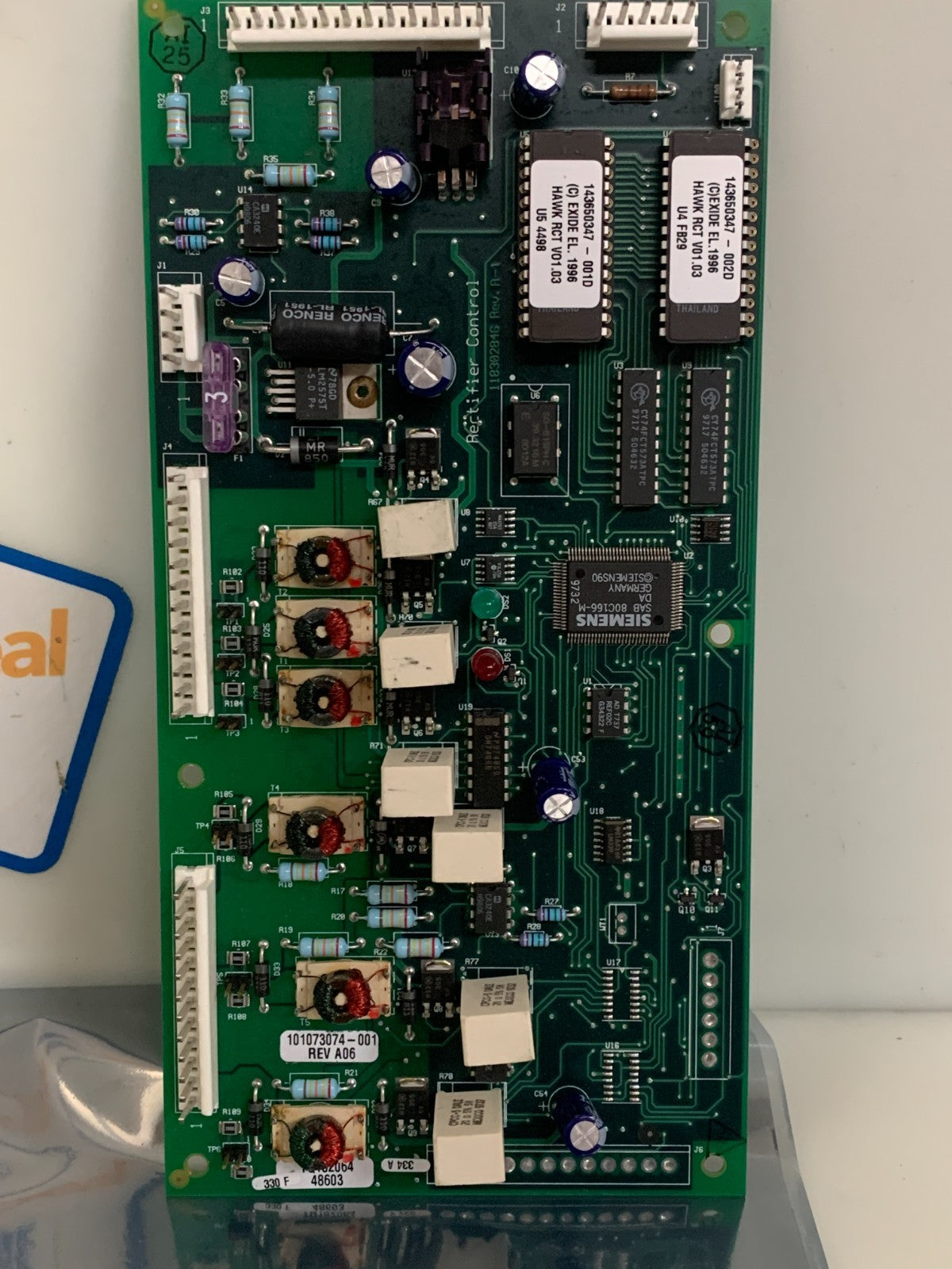 EXIDE ELECTRONICS RECTIFIER CONTROL BOARD 101073074-001 REV A06