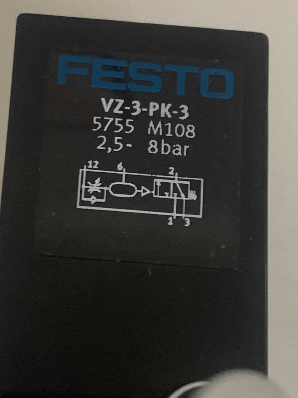 FESTO SOLENOID VALVE VZ-3-PK-3 #5755