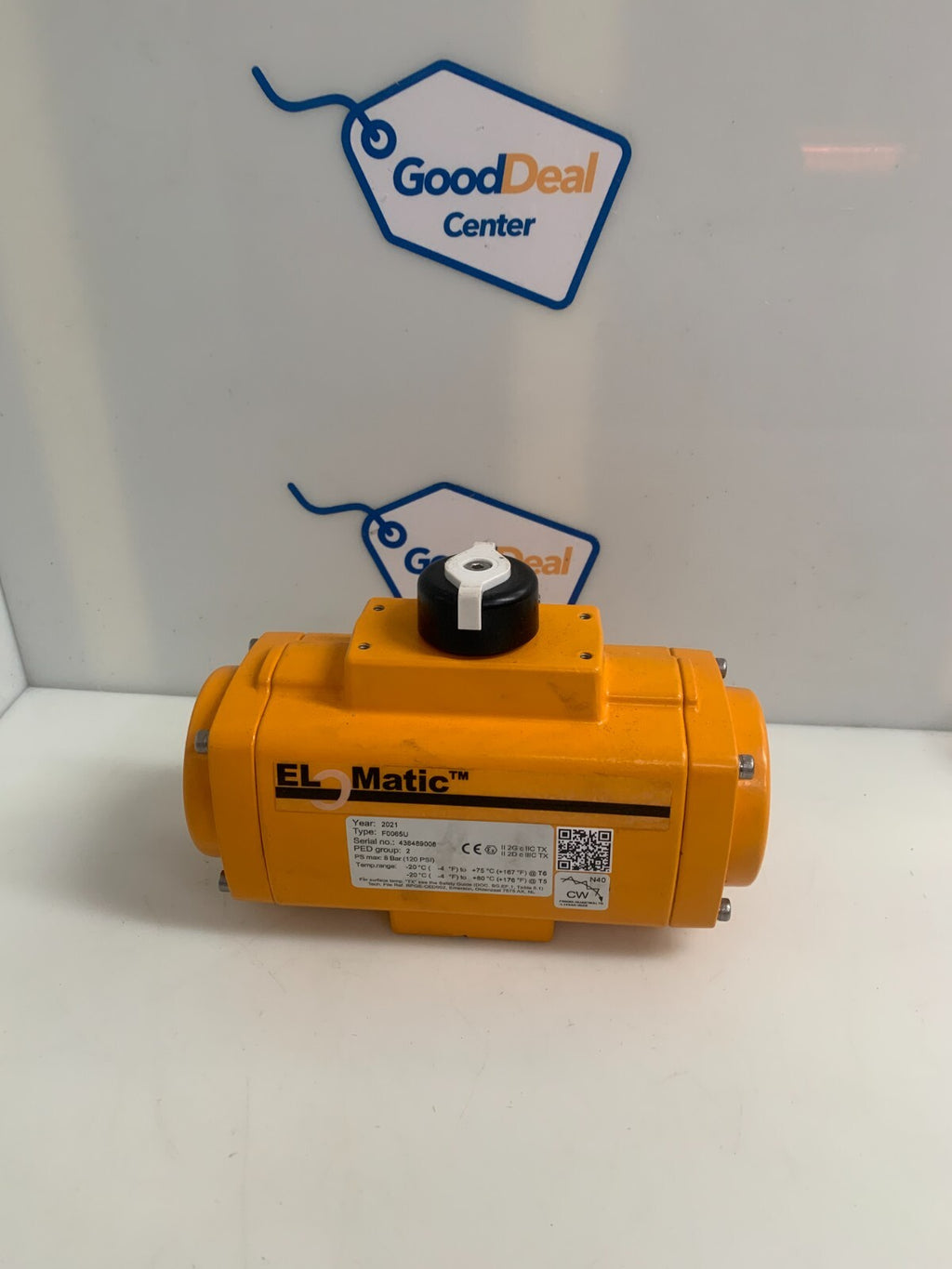 ELOMATIC RACK PINION VALVE ACTUATOR F0065 U0