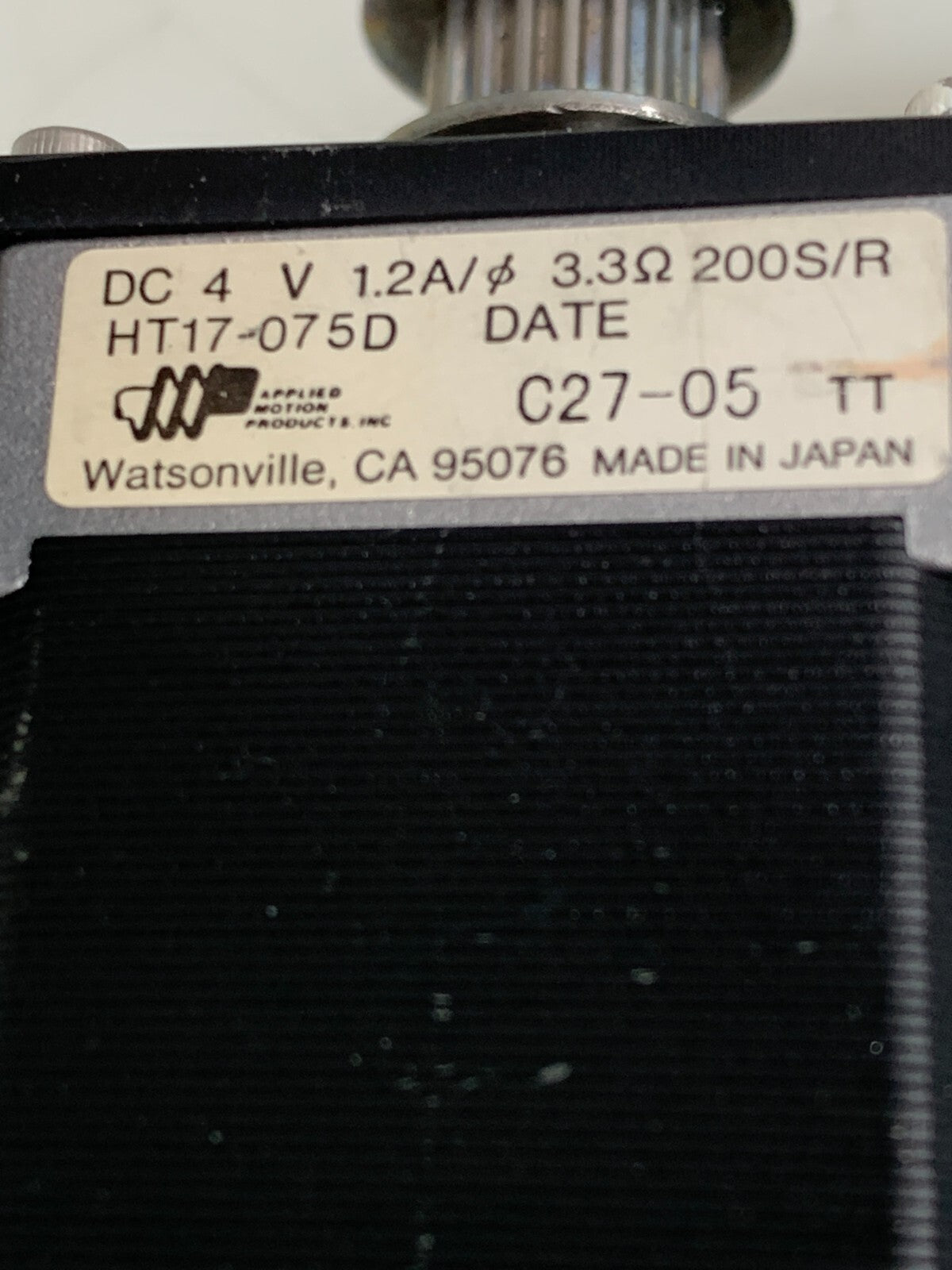 APPLIED MOTION   Step Motor  HT17-075D  w/Digital Encoder  E5-400-197-N-S-D-D-B