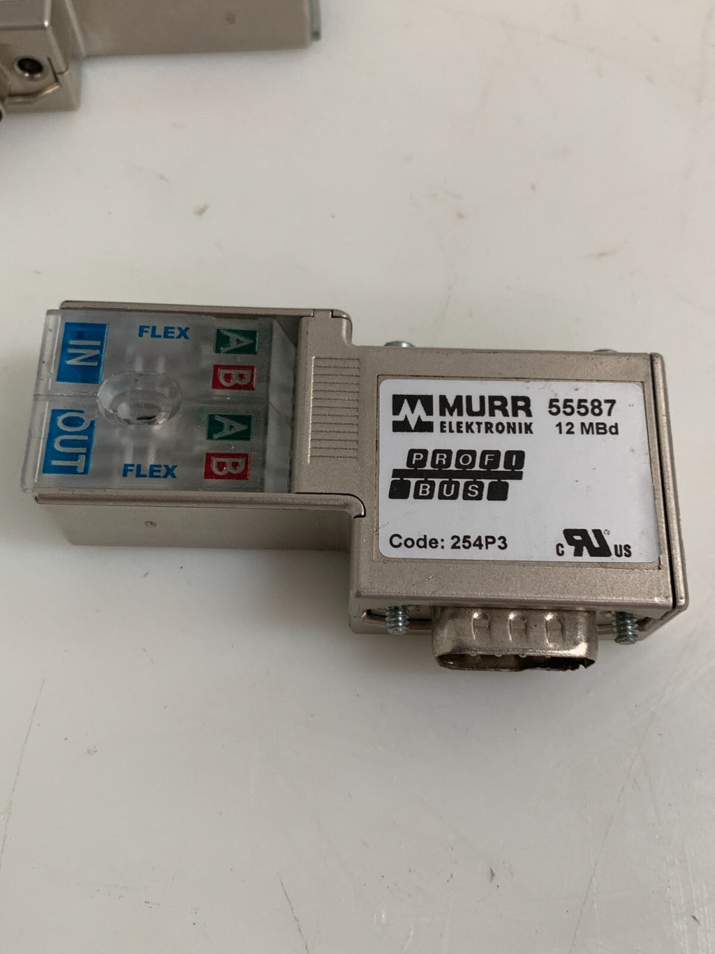 LOT OF 2 MURR ELEKTRONIK PROFIBUS PLUG MALE 555872