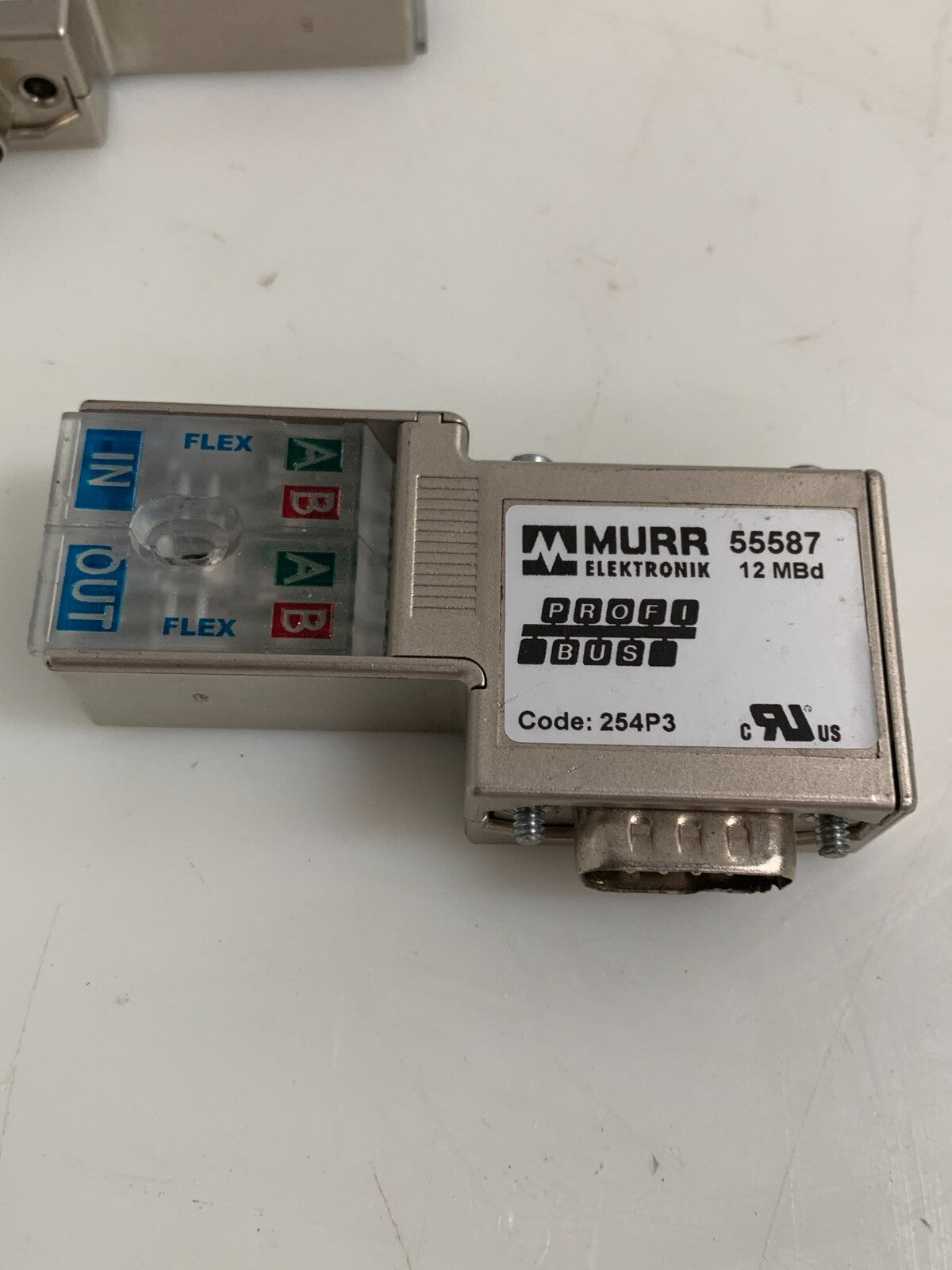LOT OF 2 MURR ELEKTRONIK PROFIBUS PLUG MALE 555872
