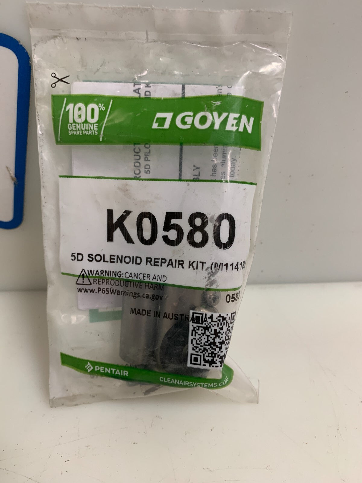 LOT OF 5 PENTAIR GOYEN 5D SOLENOID REPAIR KIT (M1141B)