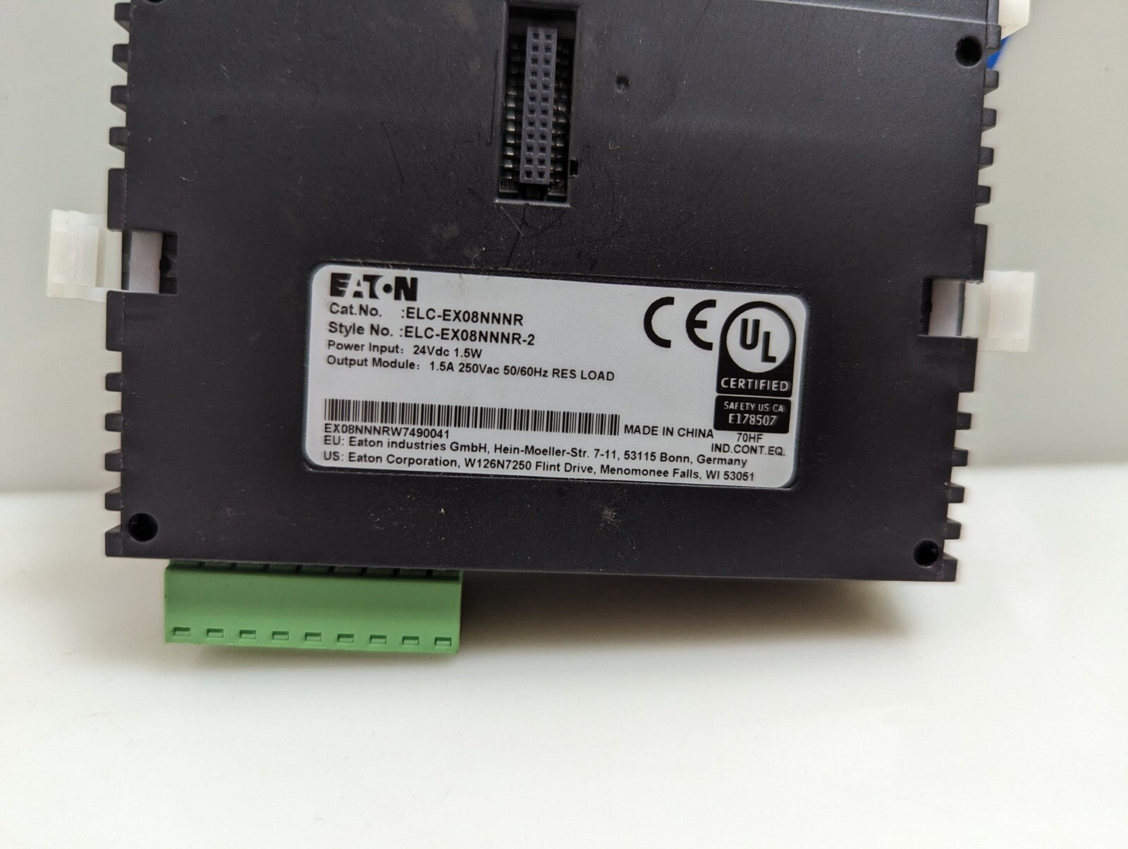 Eaton ELC-EX08NNNR 8 Point Relay Output Module