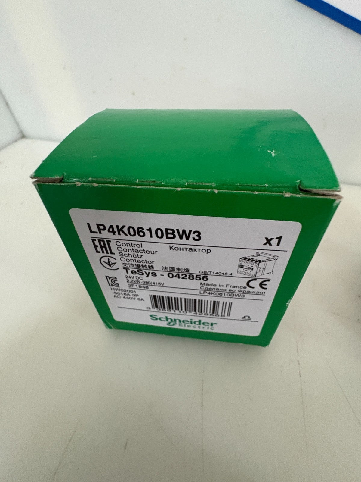 SCHNEIDER CONTACTOR LP4K0610BW32