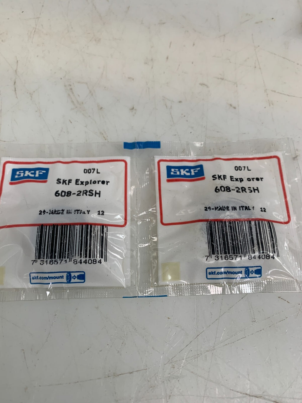 SKF 608-2RSH Ball Bearing  (Lot of 4)1