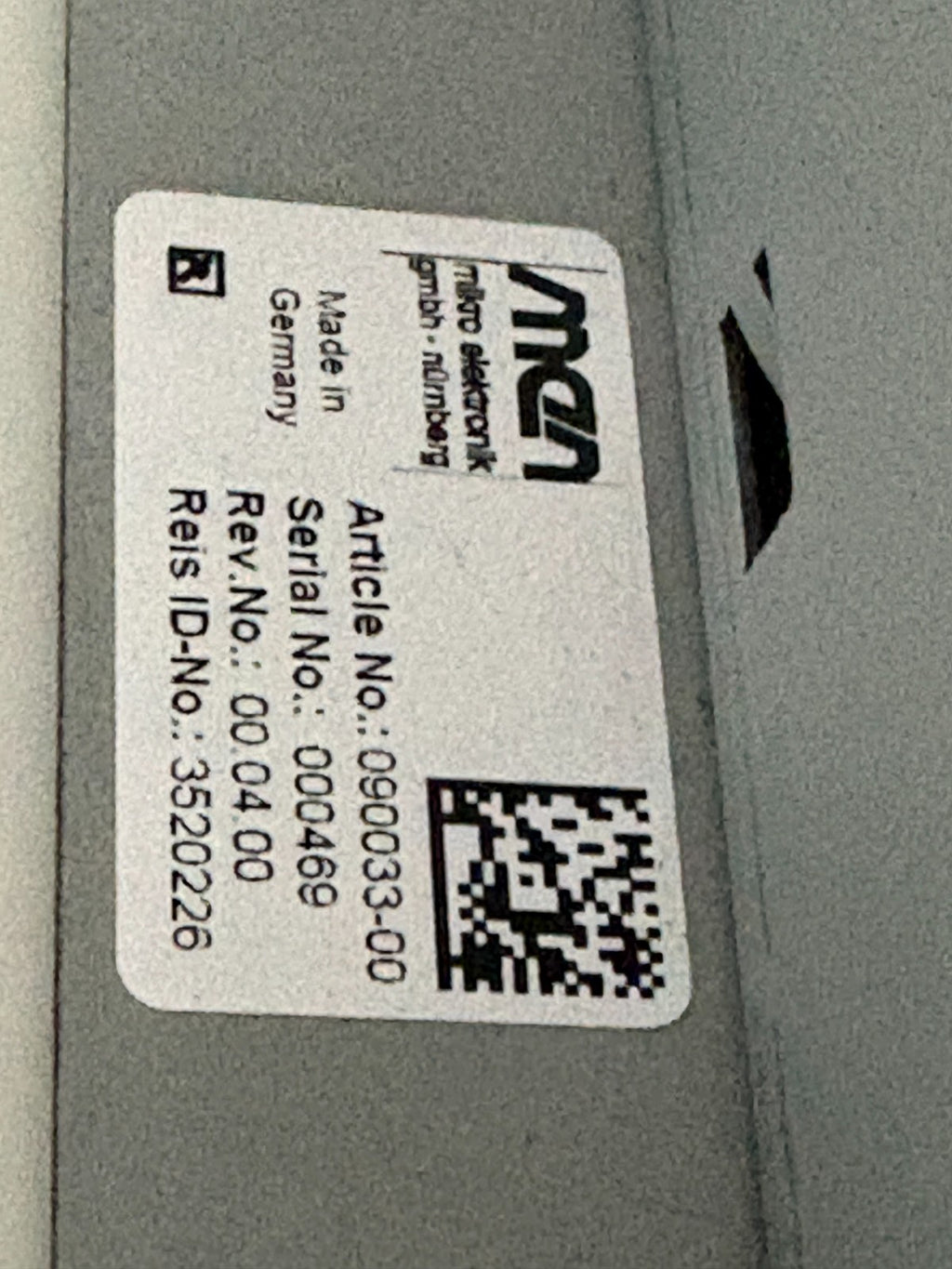 REIS ROBOTICS MEN MIKRO ELEKTRONIK ROBOT CONTROLLER 090033-00