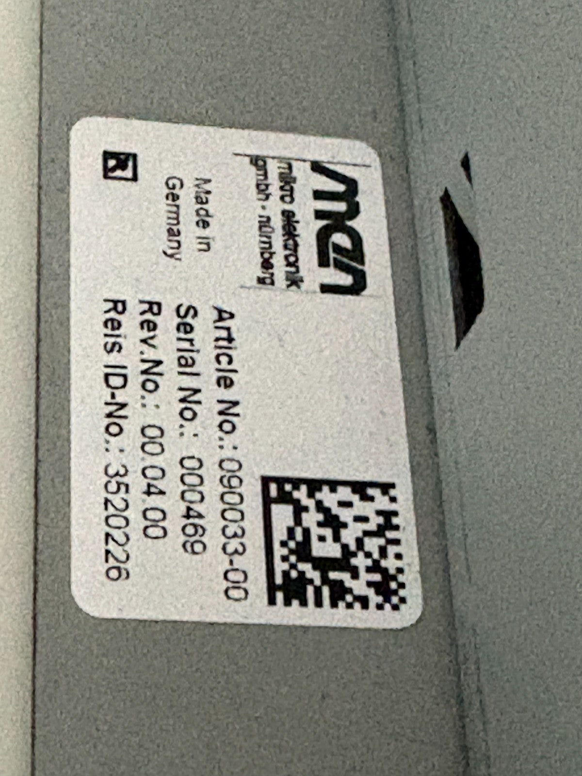 REIS ROBOTICS MEN MIKRO ELEKTRONIK ROBOT CONTROLLER 090033-00