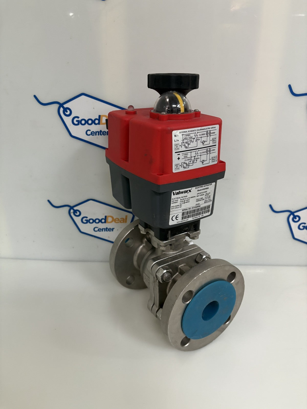 VALWORX ELECTRIC ACTUATOR #561055A W/1 1/2 S.STEEL VALVE