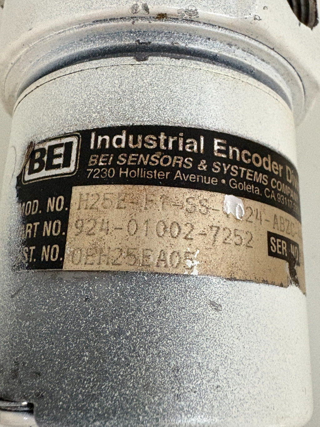 BEI ENCODER H25E-F1-SS-1024-ABZC-4469-LED-SM12-S