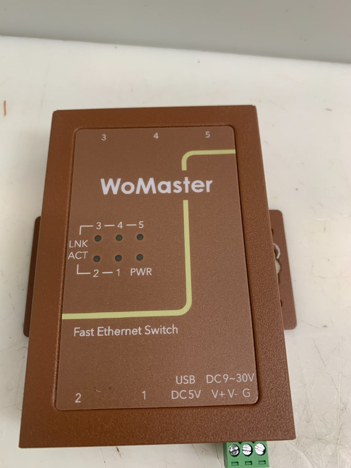 WO MASTER  DS105  Industrial 5-port Unmanaged Ethernet Switch1