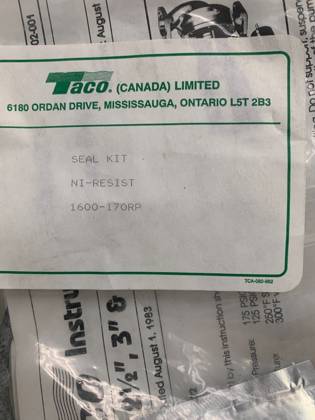 TACO  1600-170RP  Water Seal Pump Kit