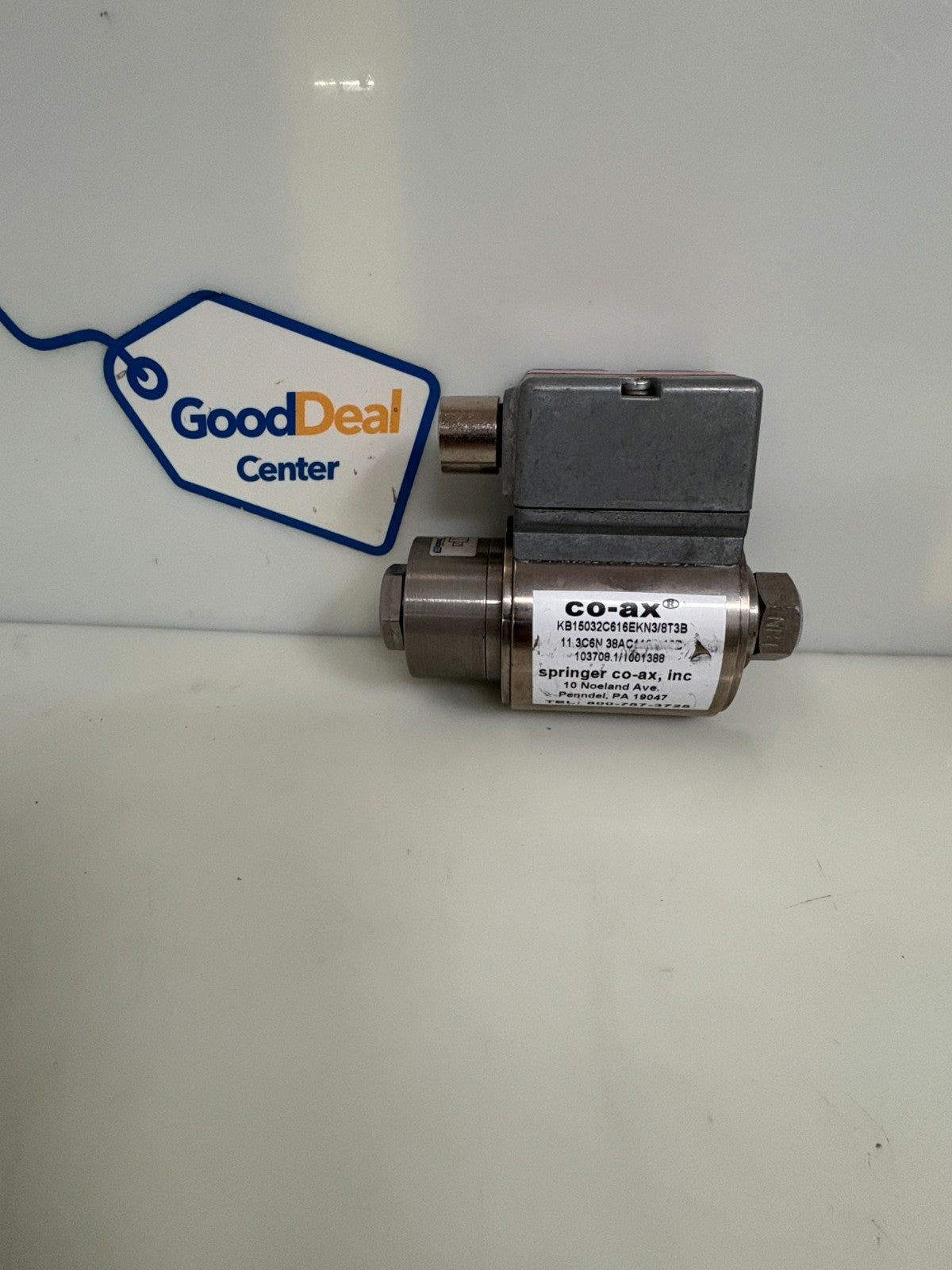 COAX HIGH PRESSURE COAXIAL VALVE KB15NC 0-16 BAR0