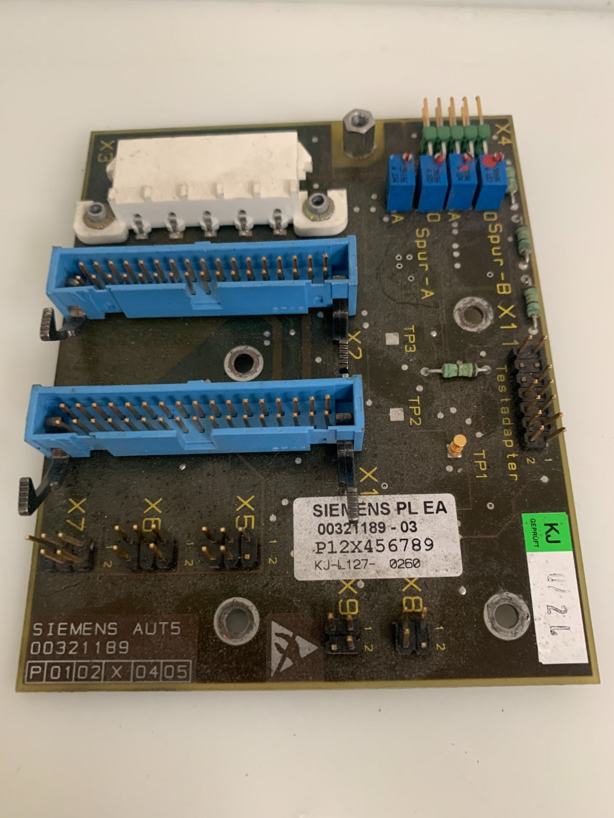 SIEMENS CONVERSION BOARD 00321189-03
