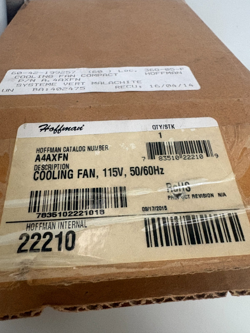 HOFFMAN 5 BLADES COOLING FAN A4AXFN 4