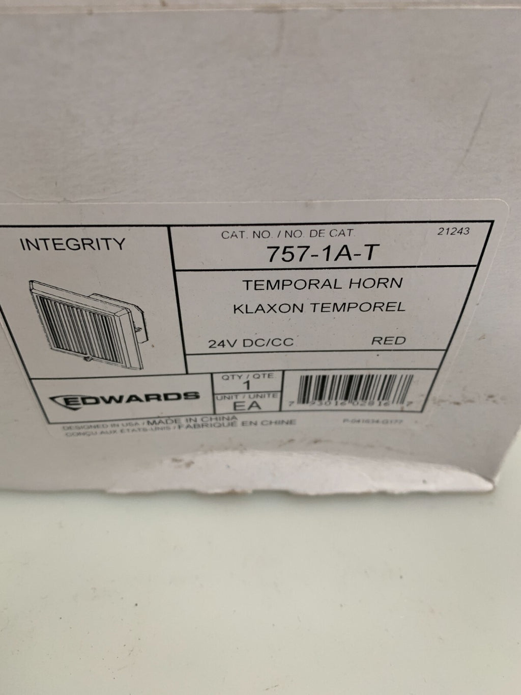 EDWARDS TEMPAROL HORN 757-1A-T2