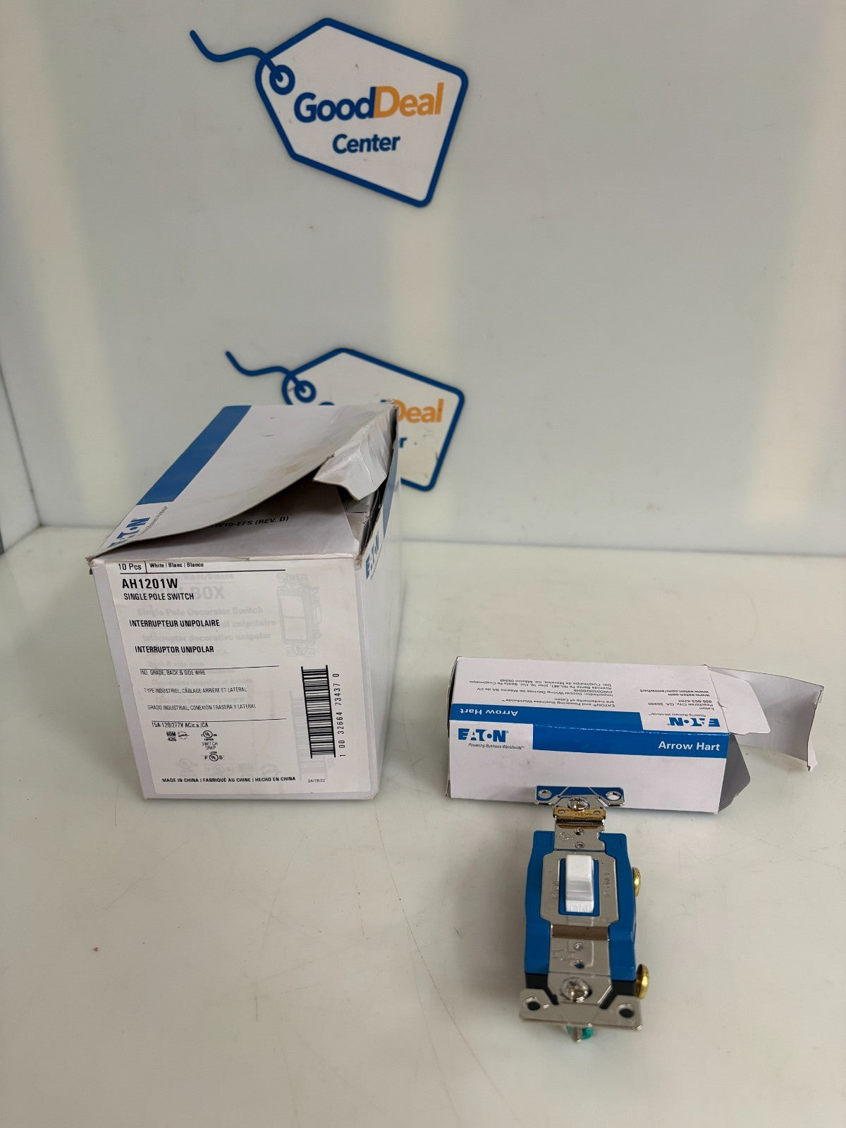 EATON UNIPOLAR INTERRUPTOR AH1201W BLUE 10 PER BOX0