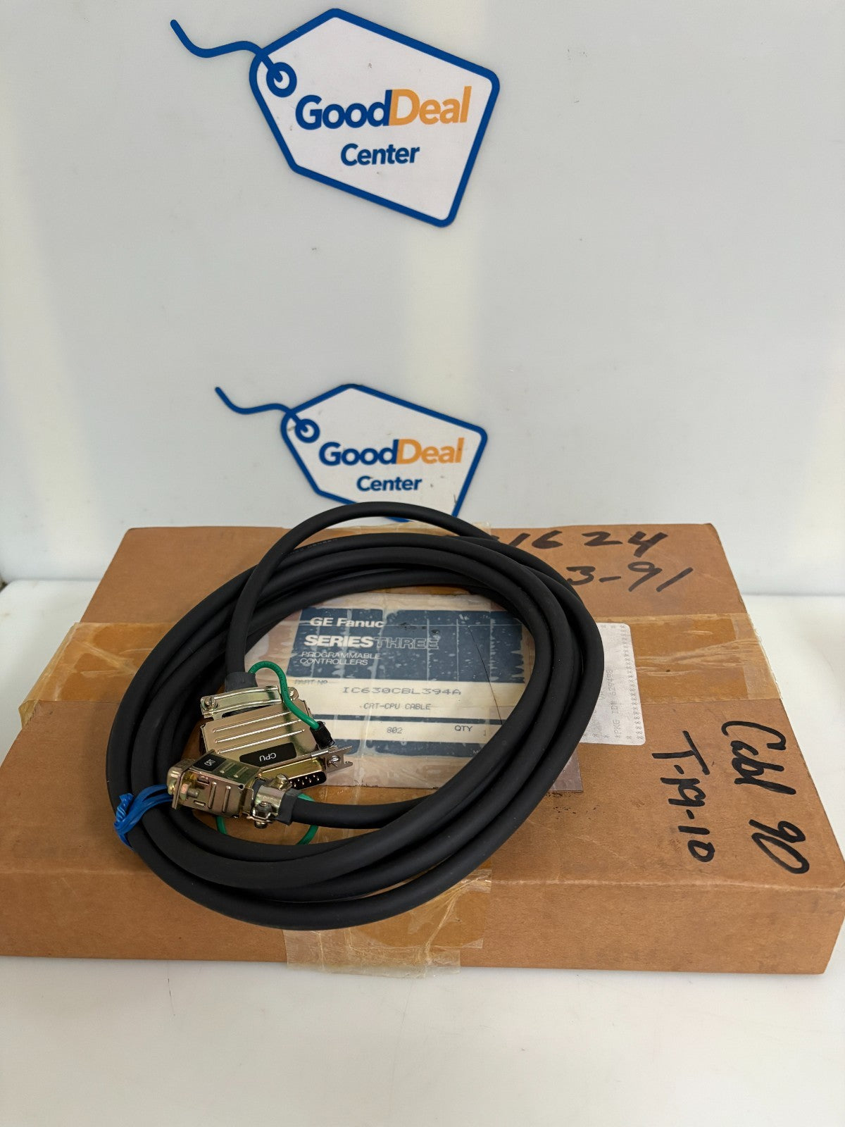 GE FANUC SERIES THREE CRT-CPU CABLE IC630 CBL 394A