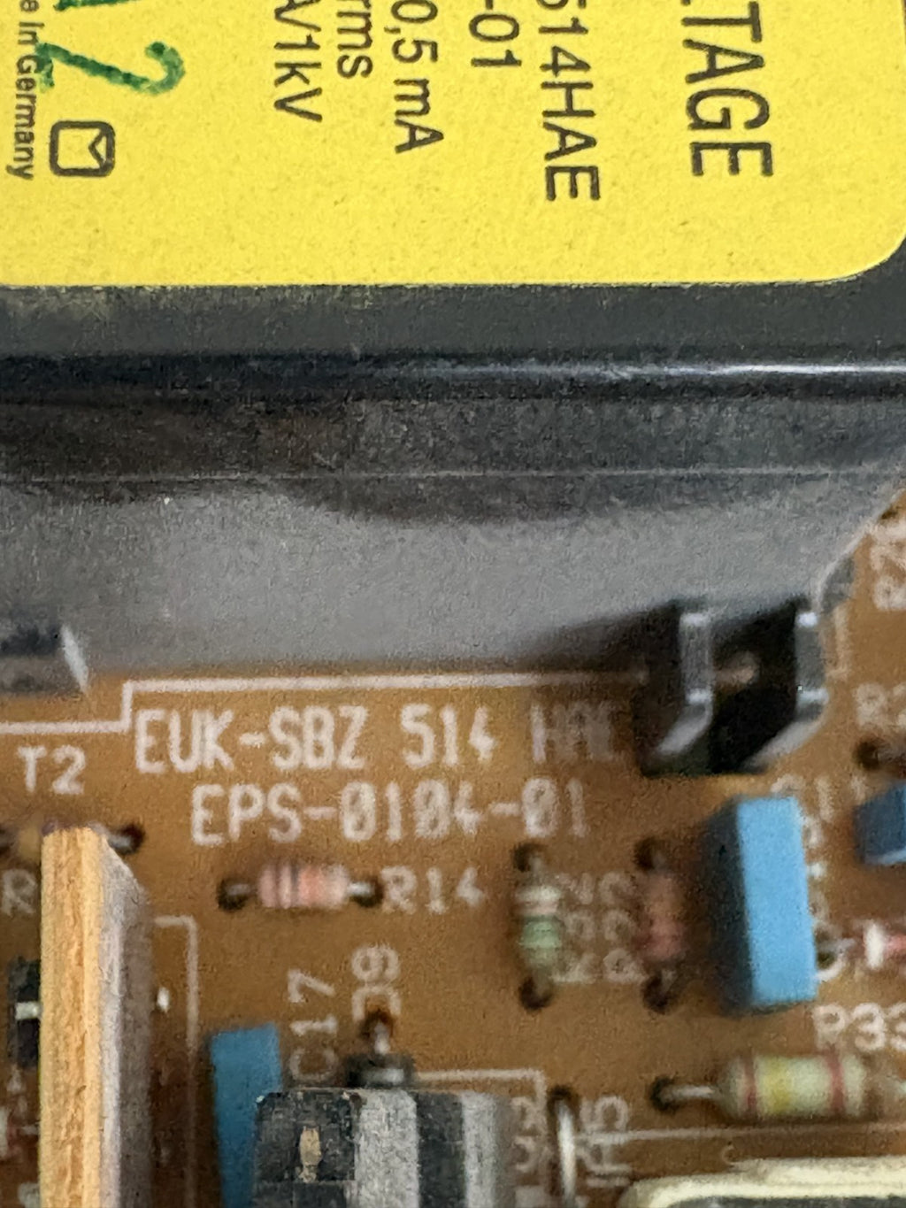 XEIKON POWER SUPPLY CIRCUIT BOARD EUK-SBZ-514 HAE EPS-0104-01