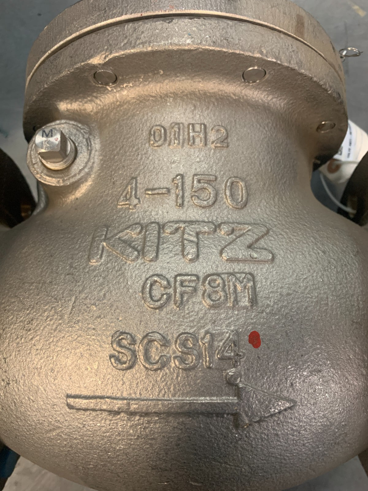 KITZ SIZE 4 VALVE S.STEEL CF8M/SCS14A 4-150