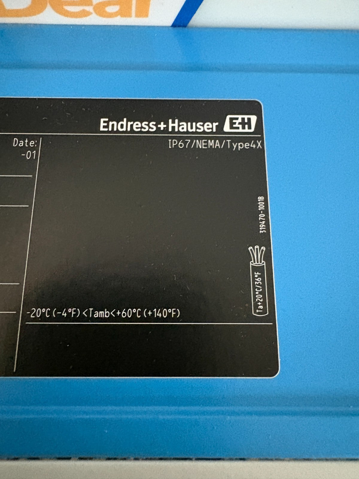 ENDRESS & HAUSER PROMAG 55 FLOWMETER 55XXX-XXXXX AC2BAAA3
