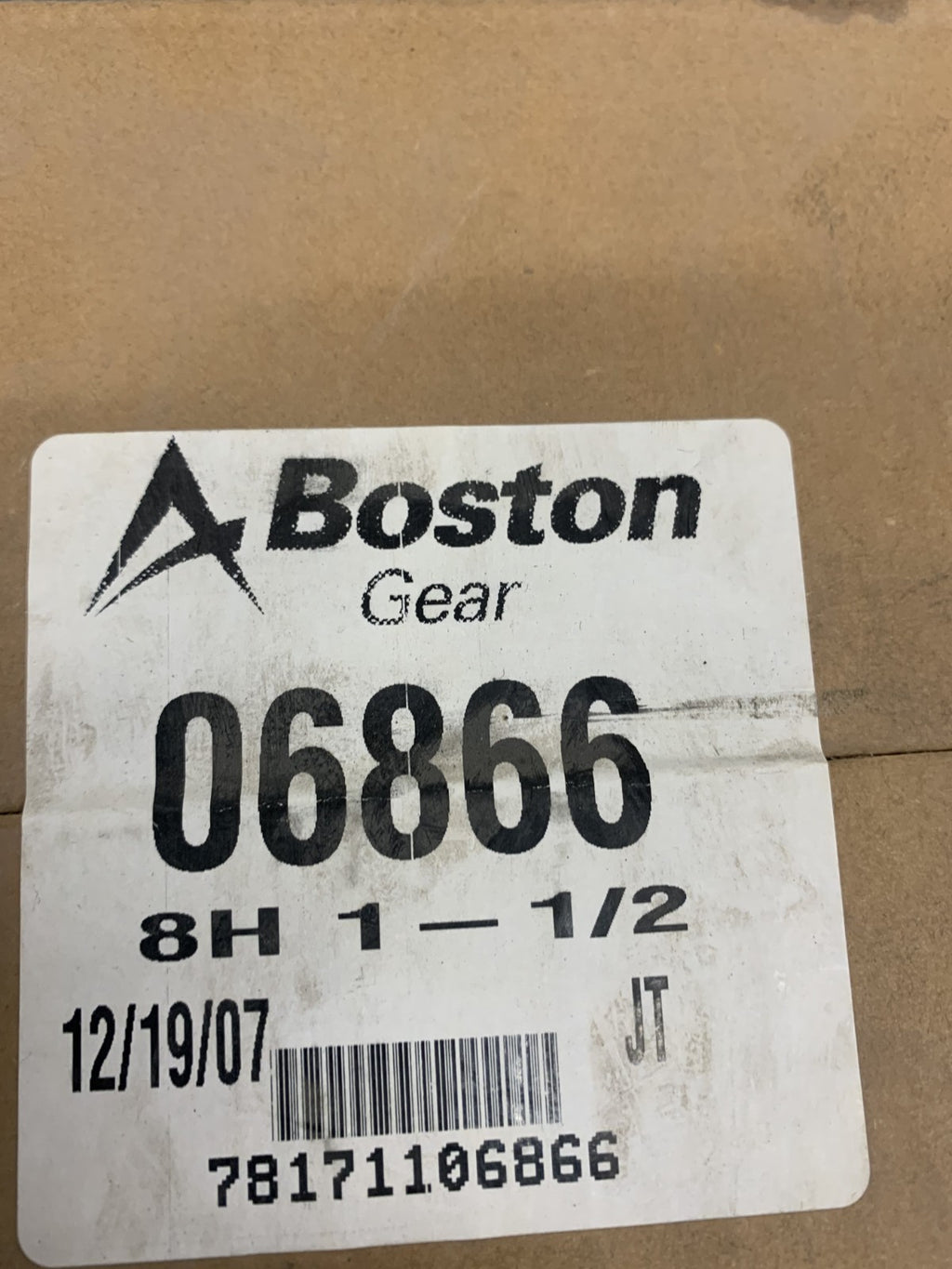 BOSTON GEAR PILLOW BLOCK BEARING 06866-8H1