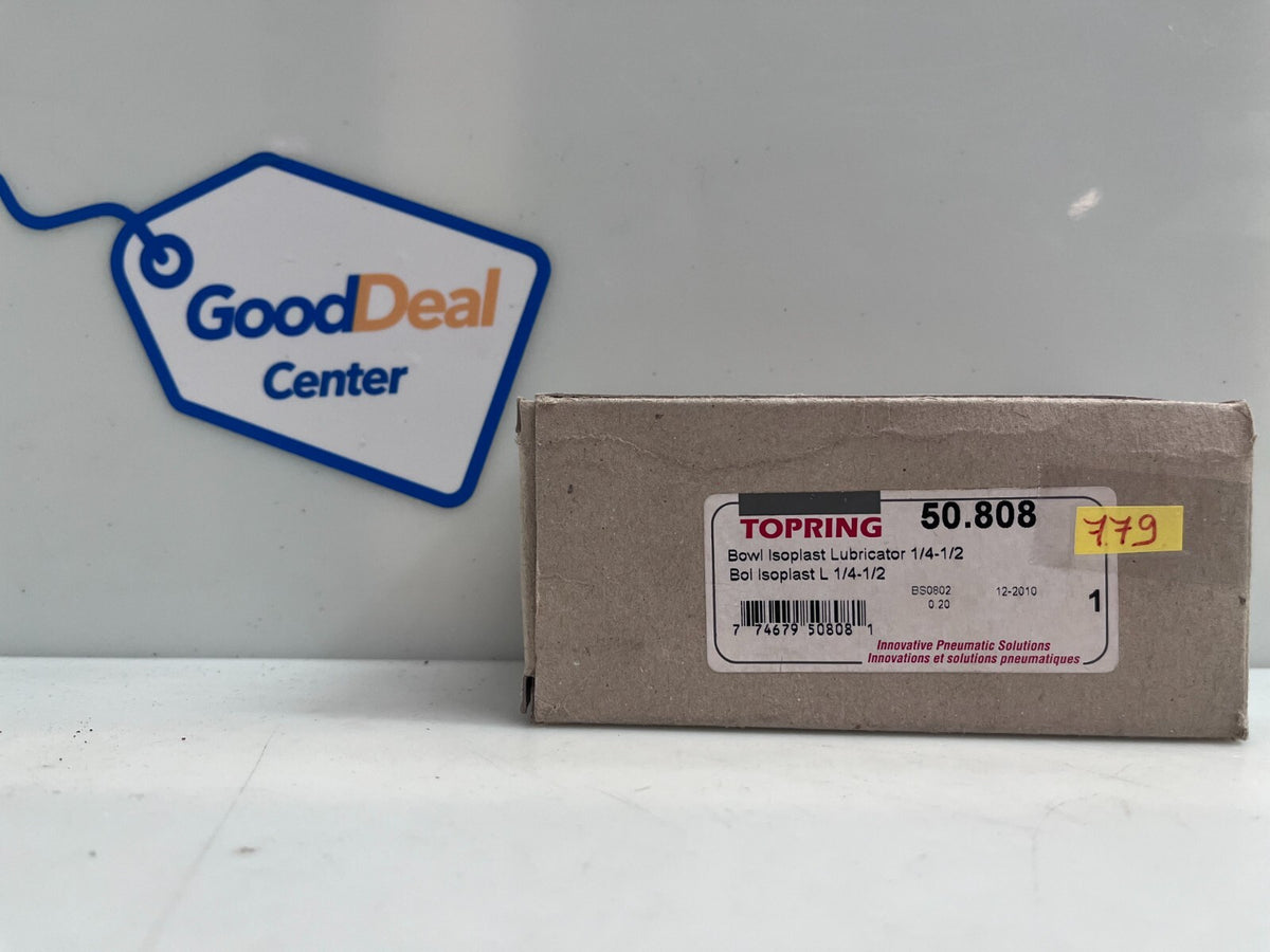 Topring 50.808 Lubricator Bowl Isoplast 1/4-1/20