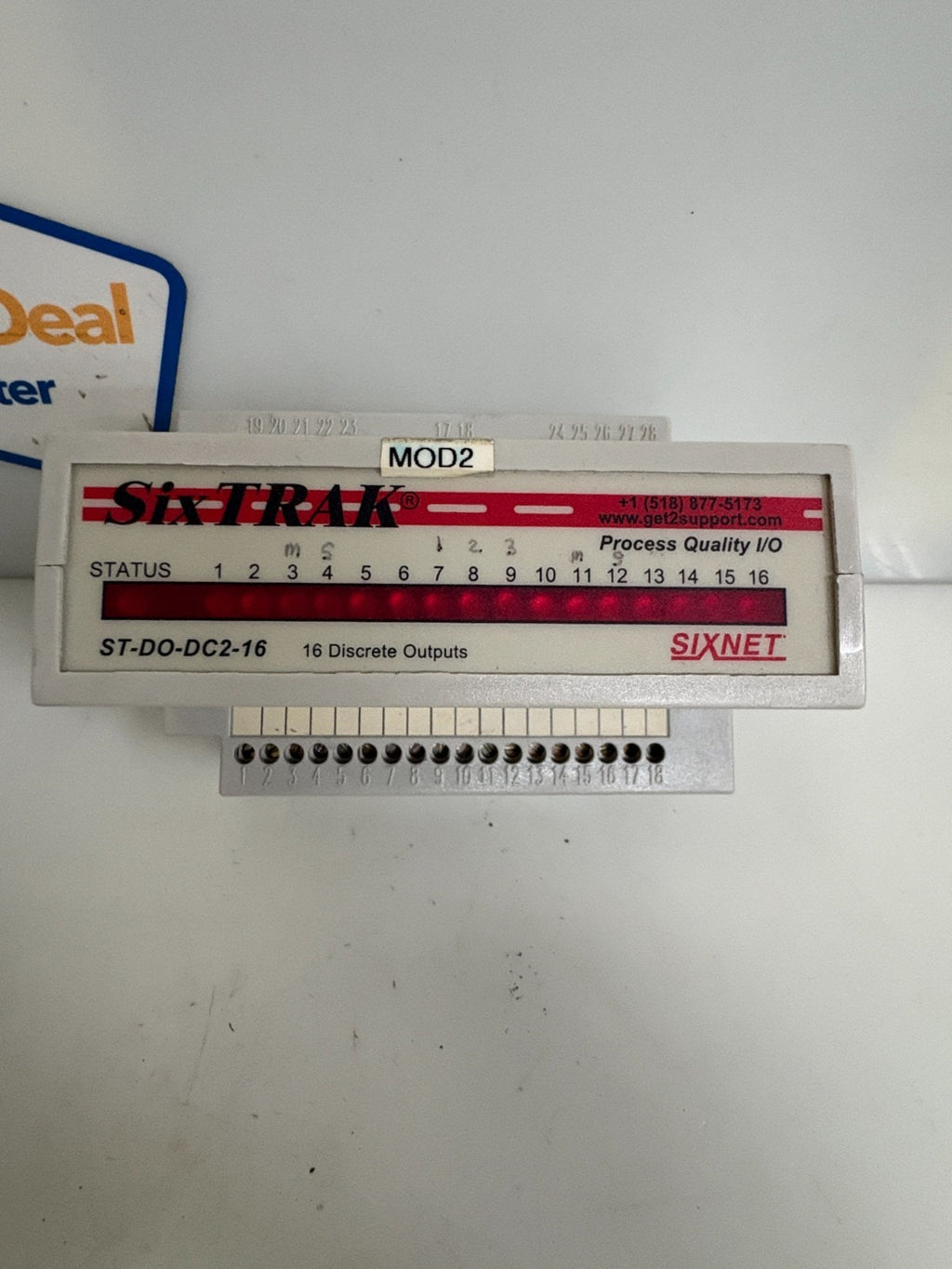 SIX NET  I/O PROCESS QUALITY MODULE SIXNET ST-DO-DC2-16   16 DISCRETE OUTPUTS