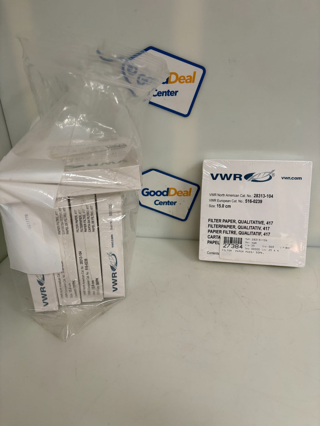 LOT OF 6 VWR QUALITATIVE FILTER 50/PK 28313-1040
