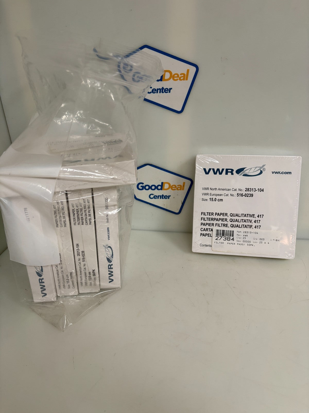LOT OF 6 VWR QUALITATIVE FILTER 50/PK 28313-1040