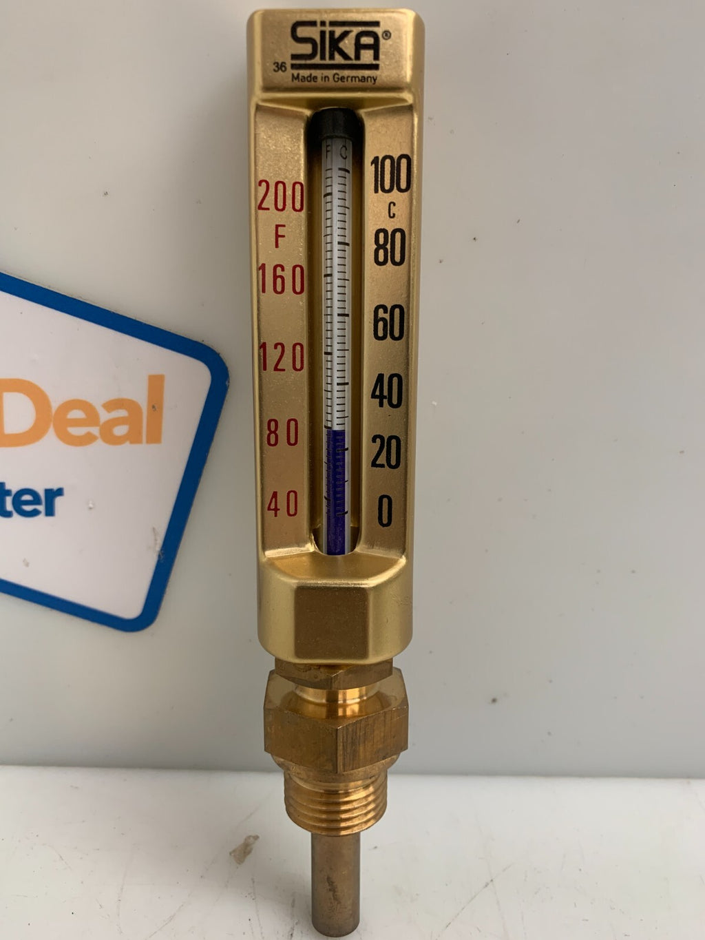 SIKA # 36   Brass Thermometer1