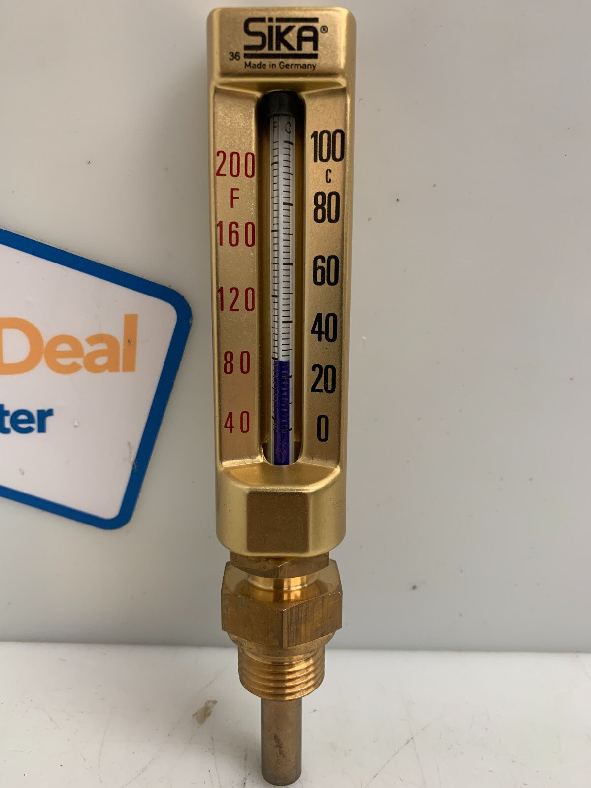 SIKA # 36   Brass Thermometer1