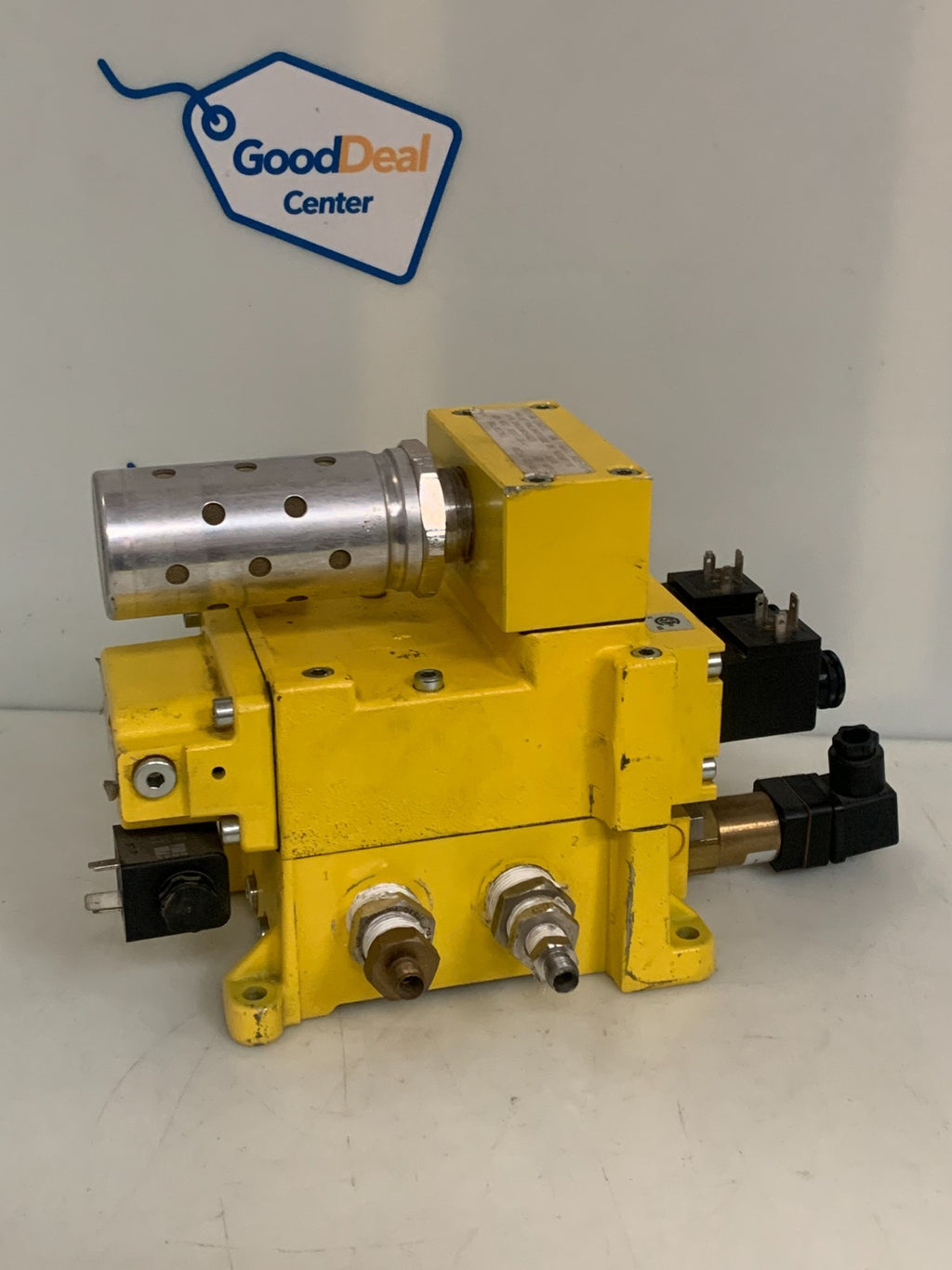 ROSS CONTROLS DOUBLE SOLENOID VALVE W/BASE DM2CNA 54A21 2-8 BAR