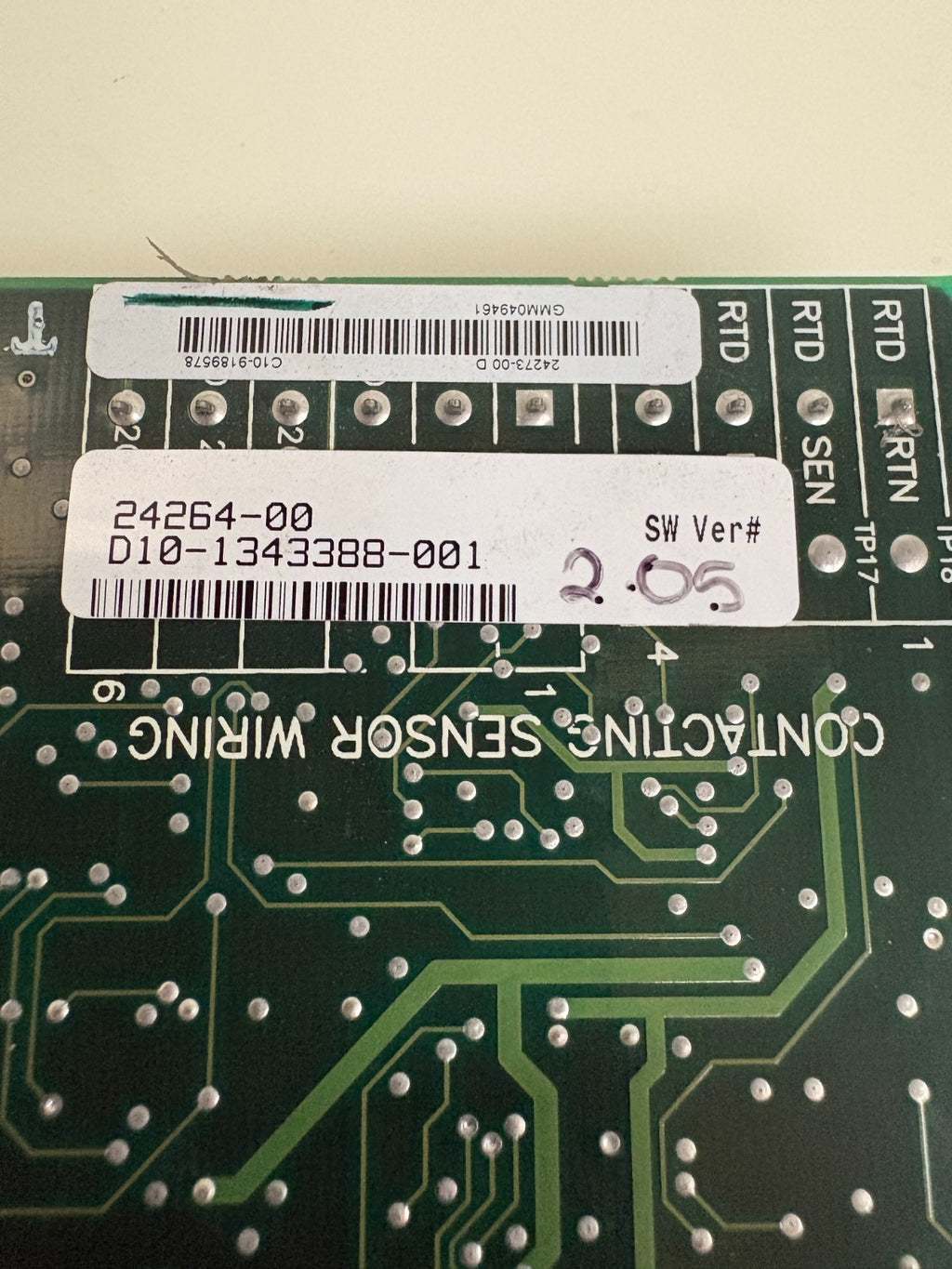 ROSEMOUNT ANALYTICAL MODEL 1056 KIT CONTACTING COND SIGNAL PCB #24264-003
