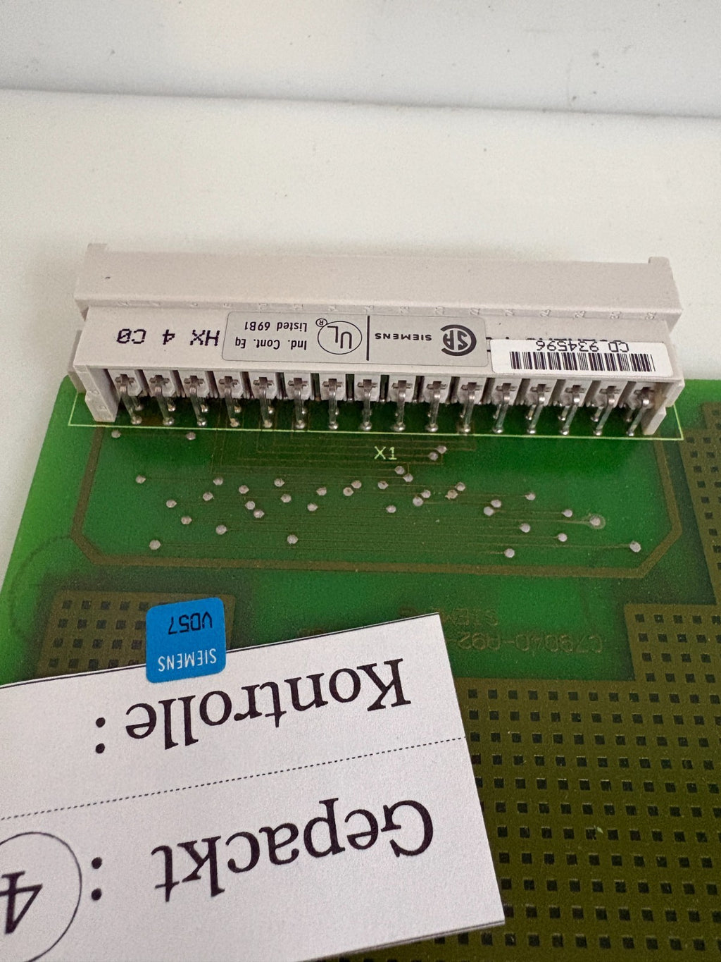 SIEMENS JUMPERING MODULE CARD 6ES5756-0AA11