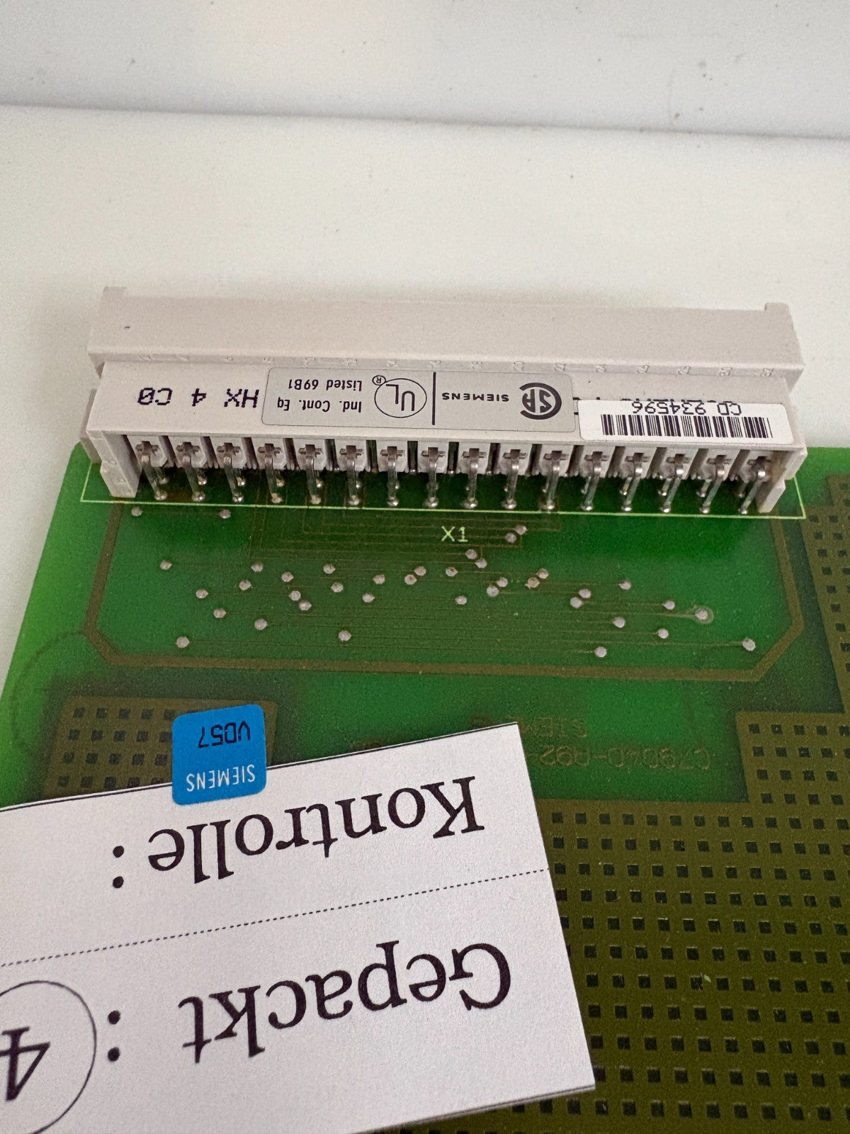 SIEMENS JUMPERING MODULE CARD 6ES5756-0AA11