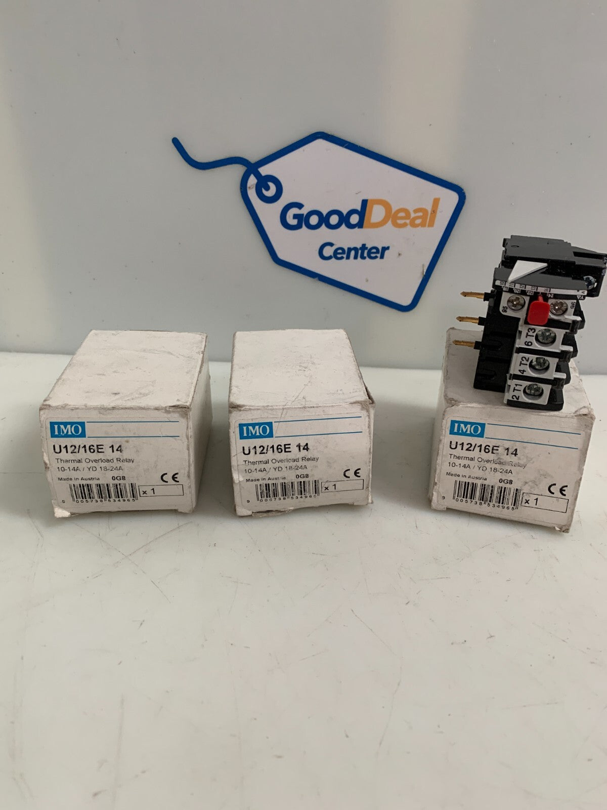 LOT OF 3 IMO THERMAL OVERLOAD RELAY 10-14 A